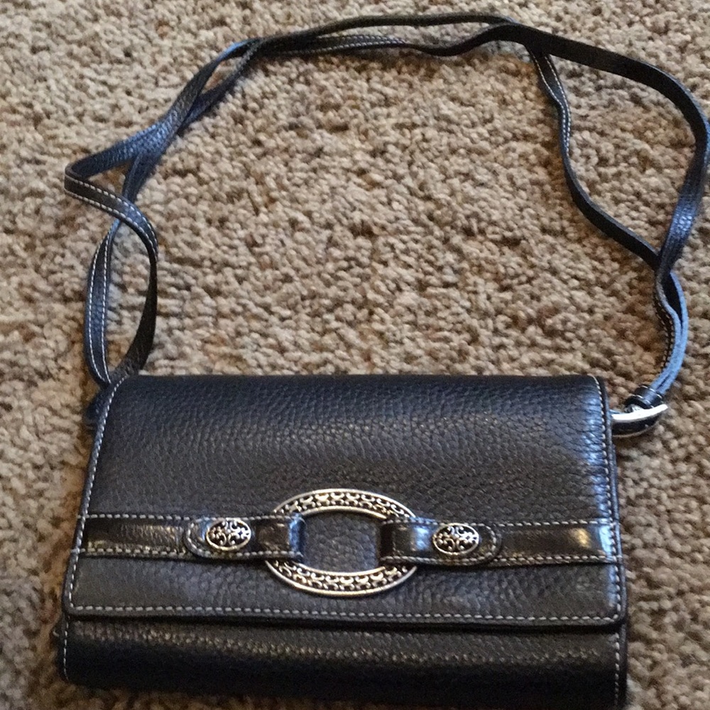 Brighton Pebble Leather Seville Crossbody Wallet